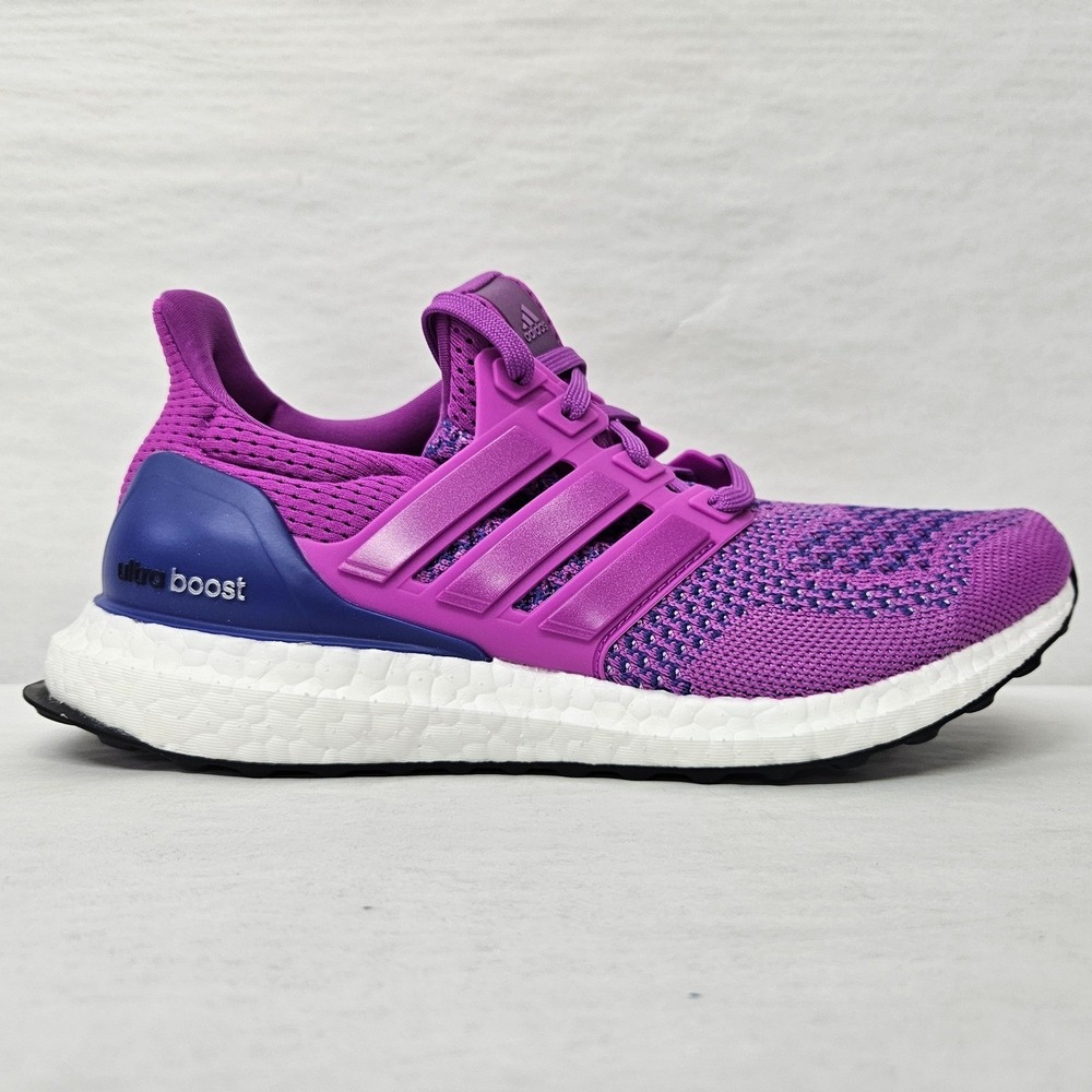 Adidas Ultraboost 1.0 W Running Shoes JR1993 Purple Blue White Women's Size 8 - Picture 10 of 10